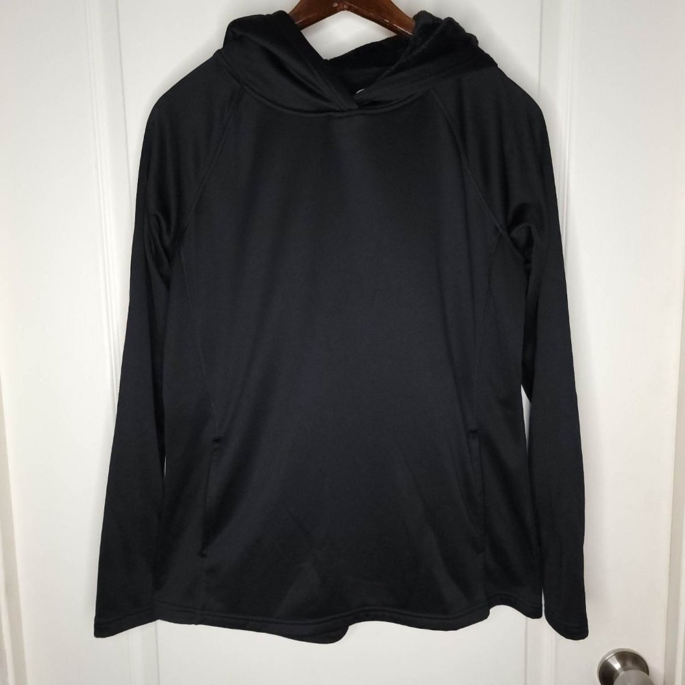 Athletic Works Women's M (8-10) Black Hoodie Fleece Hood